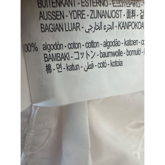 2/$30 ZARA White Medium Embroidered Cotton Shorts - Picture 9 of 12